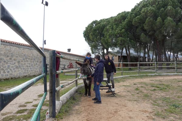 2º Álbum Granja Escuela. Paseo en burro 1